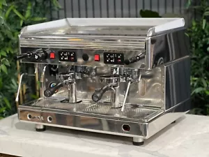 WEGA NOVA 2 GROUP COFFEE MAKER ESPRESSO COFFEE MACHINE COMMERCIAL STAINLESS - Picture 1 of 10