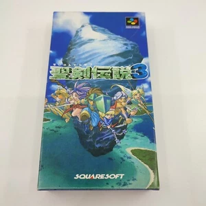 Seiken Densetsu 3 Secret of Mana Japan Boxed Super Famicom Game - Picture 1 of 4
