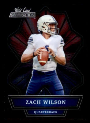 2021 Wild Card Alumination #ABC-5 Zach Wilson - Image 1 of 2