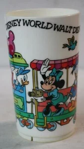 Walt Disney World Plastic Cup Characters Mickey Minnie Donald Deka Made in USA - - Picture 1 of 1
