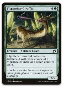 Flycatcher Giraffid #153 (NM) Ikoria IKO Magic MTG - Picture 1 of 2