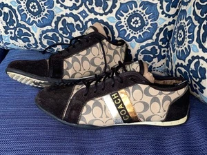 !WOW! Women's Size 8.5 COACH Lace Up Fashion Sneakers Shoes - Picture 1 of 9