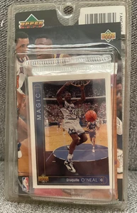 1993-94 Upper Deck Jumbo Locker Talk Shaquille O’Neal ungeöffneter Blister - Bild 1 von 2
