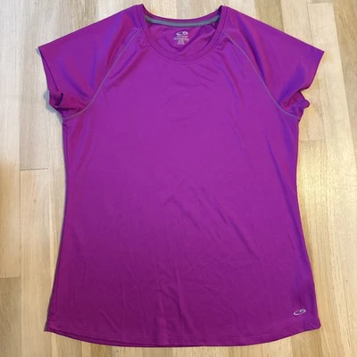 Women’s Active T-shirt Orchid Purple w/ Gray Pipping, Size 2XL Champion - Image 1 of 4