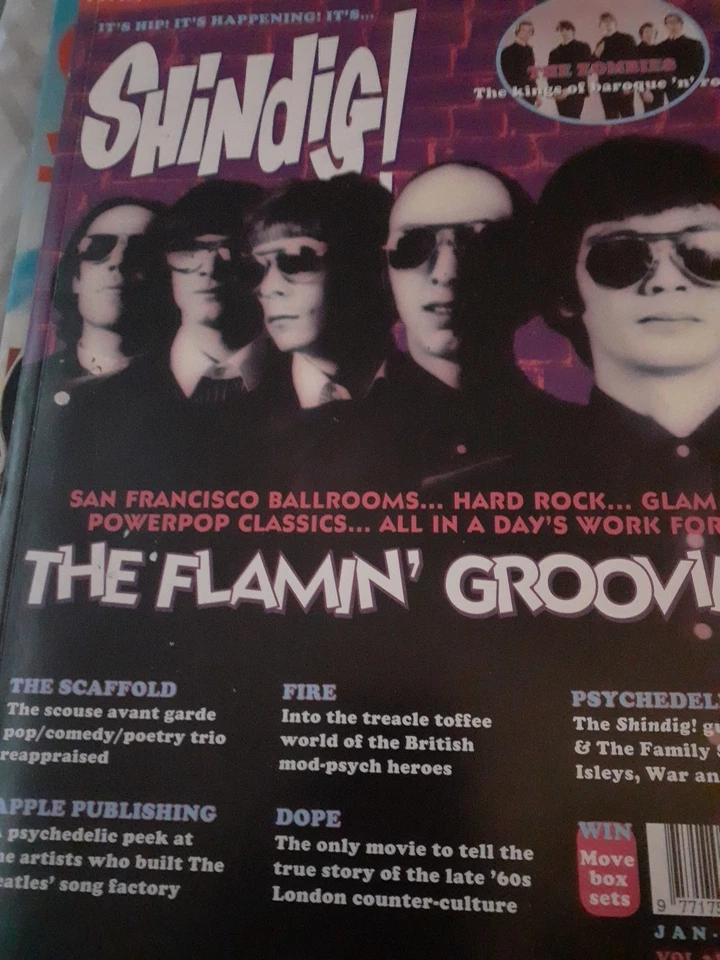 Shindig Issue Volume 2 Issue 8. Scaffold, Zombies And The Flamin Grooves - Image 1 of 1