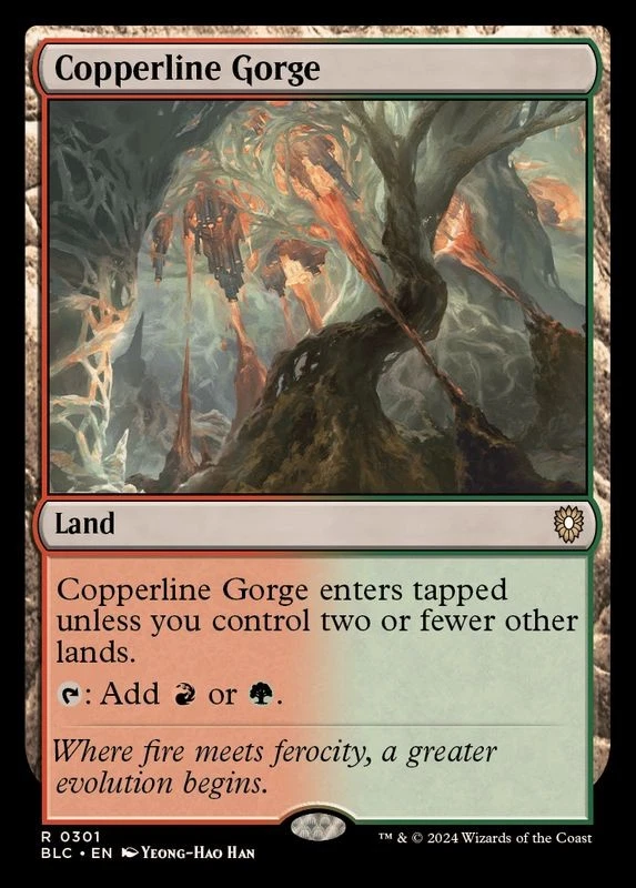 MTG Copperline Gorge English [BLC] - Image 1 of 1