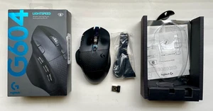 Logitech G604 Wireless Optical Gaming Mouse Lightspeed, Bluetooth Black - Afbeelding 1 van 3