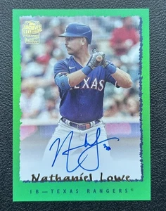 2024 Archives 1995 Fan Favorites Green Foilboard /99 Nate Lowe Nathaniel Auto - Bild 1 von 2