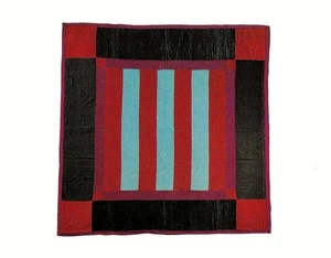 Postkarte Quilts von Lancaster County PA, zusammengesetzter Quilt, um 1925-30 Volkskunst NrMNT - Bild 1 von 1