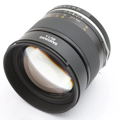 Samyang MF 85mm F1.4 MK2 Nikon F Mount, Near Mint, Sharp, Used - Image 1 of 4