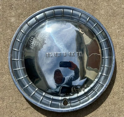 1 Tapacubos tapacubos tapacubos plato perro Buick Roadmaster 1954 original genuino Foto 1 de 3