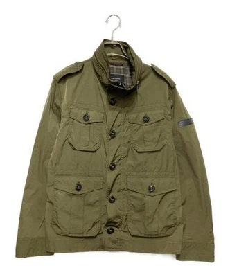 Jaqueta de náilon verde Burberry Black Label D1F12-114-78 - Imagem 1 de 4