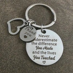 “Never underestimate the difference You Made and the lives You Touched” Keychain - Picture 1 of 6