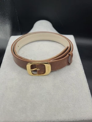 Salvatore Ferragamo Women’s Brown Belt Size S Gold Buckle ☆☆SCRATCH ON BUCKLE ☆☆ - Image 1 of 4