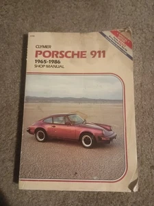 PORSCHE 911, 1965-1986 Clymer Shop MANUAL #A183 Alan Ahlstrand 1987 Used  - Picture 1 of 7