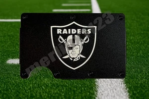 Las Vegas Raiders dünne schmale Metall-Geldbörse RFID-Schutz Oakland Lasergravur - Bild 1 von 7