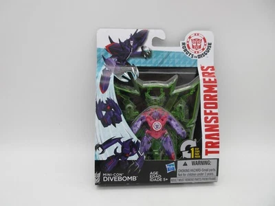Transformers RID Mini-Con DIVEBOMB Action Figure [Hasbro, 2014] NIP! Black Back - Image 1 of 3