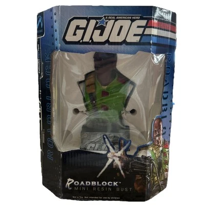 Palisades Toys G.I. Joe ROADBLOCK 迷你树脂 2002 年限量版 - 全新 — 第 1/4 张图片