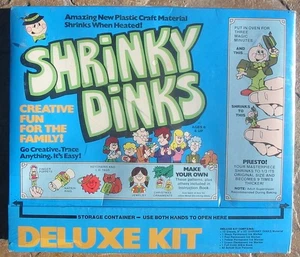 Vtg NOS Sealed Shrinky Dink Deluxe Kit 1974 Never Opened 10 Sheets 40 Patterns - Picture 1 of 3