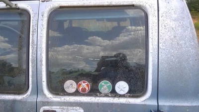 Back Glass Double Door Swing Out Fits 81-94 DODGE 150 VAN 249295 - Image 1 of 4