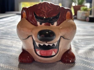 Taza vintage 1989 Applause TAZ Tazmanian Devil CLARK GRISWOLD vacaciones de Navidad - Imagen 1 de 6