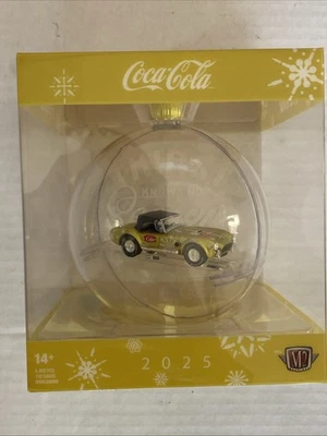 2025 M2 Machines Christmas Ornament Coca Cola 1965 Ford Shelby Cobra - Image 1 of 4
