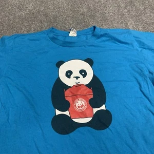 Panda Express Fast Food kids T-shirt kids Size Large Blue Fun Tee - Picture 1 of 8