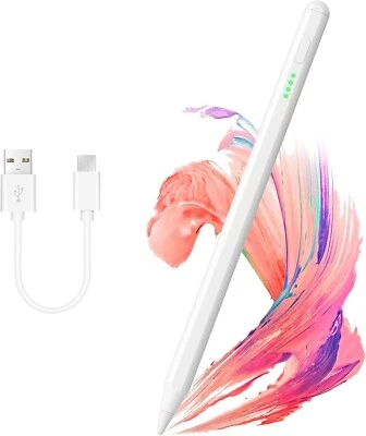 Universal Pencil USB-C Fast Charging Stylus Pen for iPad iPhone Samsung Tablets - Image 1 of 4