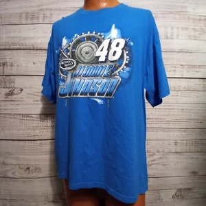 Jimmie Johnson T Shirt Mens XL Blue #48 Sprint Nextel Nascar Racing Motorsports - Picture 1 of 8