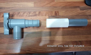 Adaptor for 28mm push fit tap to Bailey Adamo 2024 Waste Pipe - 3D Printed - Picture 1 of 7