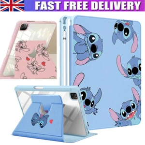 Angel Stitch 360 Rotation Stand Case For iPad 7/8/9/10th Air Pro 10.2 10.9 12.9' - Picture 1 of 14