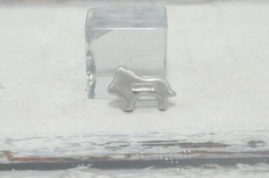 Vintage . Lion Shaped Cookie Cutter Primitive Rustic Tin Cutter - Picture 1 of 6