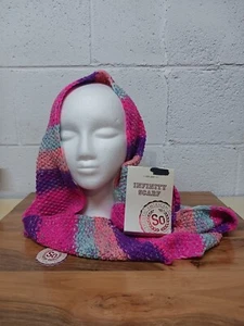 Girl's Authentic American Heritage Multicolour Infinity ScarfOne Size - Picture 1 of 6