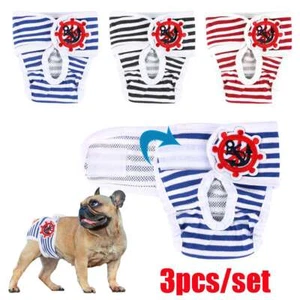 Pet Dog Puppy Diaper Pants Female Nappy Physiological Sanitary Panties Underwear - Picture 1 of 12