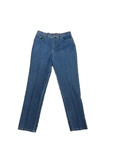 Gloria Vanderbilt Womens Amanda Jeans Size 14 Denim Blue Medium Wash High Rise - Picture 1 of 8
