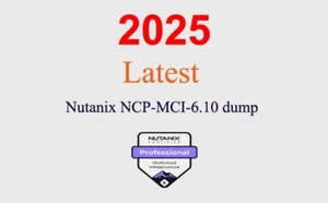 Nutanix NCP-MCI-6.10 Q&A GUARANTEED (1 month update) - Picture 1 of 1