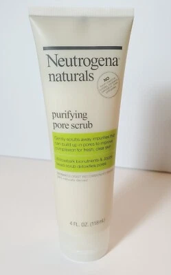 Neutrogena Naturals 4 oz tubo de lavado exfoliante facial purificador de poros NUEVO Foto 1 de 4