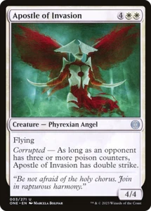 x4 Apostle of Invasion ONE MTG 3/271 UNCOMMON M/NM 4x - Picture 1 of 1
