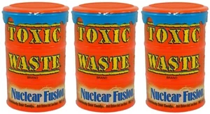 3x Residuos Tóxicos Tambor Fusión Nuclear Caramelo Peligrosamente Ácido 42g - Imagen 1 de 3
