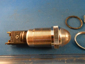 CHLW 5795-523 CHICAGO MINIATURE CLEAR LENS LENGTH:2.68-DIA:1.12 2 SCREW NOS - Picture 1 of 3