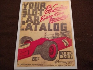 DISCOUNT HOBBY 1969 FULL LINE SLOT CAR CATALOG AURORA H.O. AMT MPC COX DYNAMIC - Picture 1 of 12