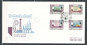 QATAR ILLUSTRATED FIRST DAY COVER 23RD Anniversary Independence LOT (KATAR 798) - Picture 1 of 1