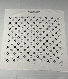 House of Suntory Nature Spirit of Japan Schal weiß schwarz Polyester 27" - Bild 1 von 3