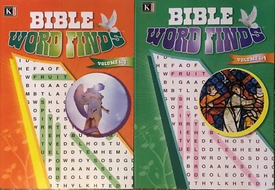 2 Kappa Bible Word Find Books Volumes 113 & 114 Each Book 67 Finds - 134 Total! - Image 1 of 3
