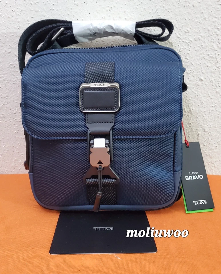 Tumi Alpha Bravo Junior Crossbody Bag Navy One Size