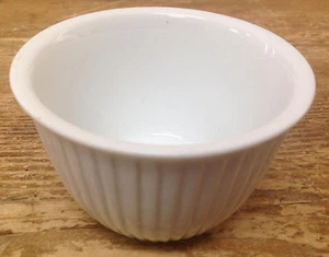 Cordon Bleu BIA Souffle 1 Individual Ramekin Custard Baking Dish White Rounded - Picture 1 of 2