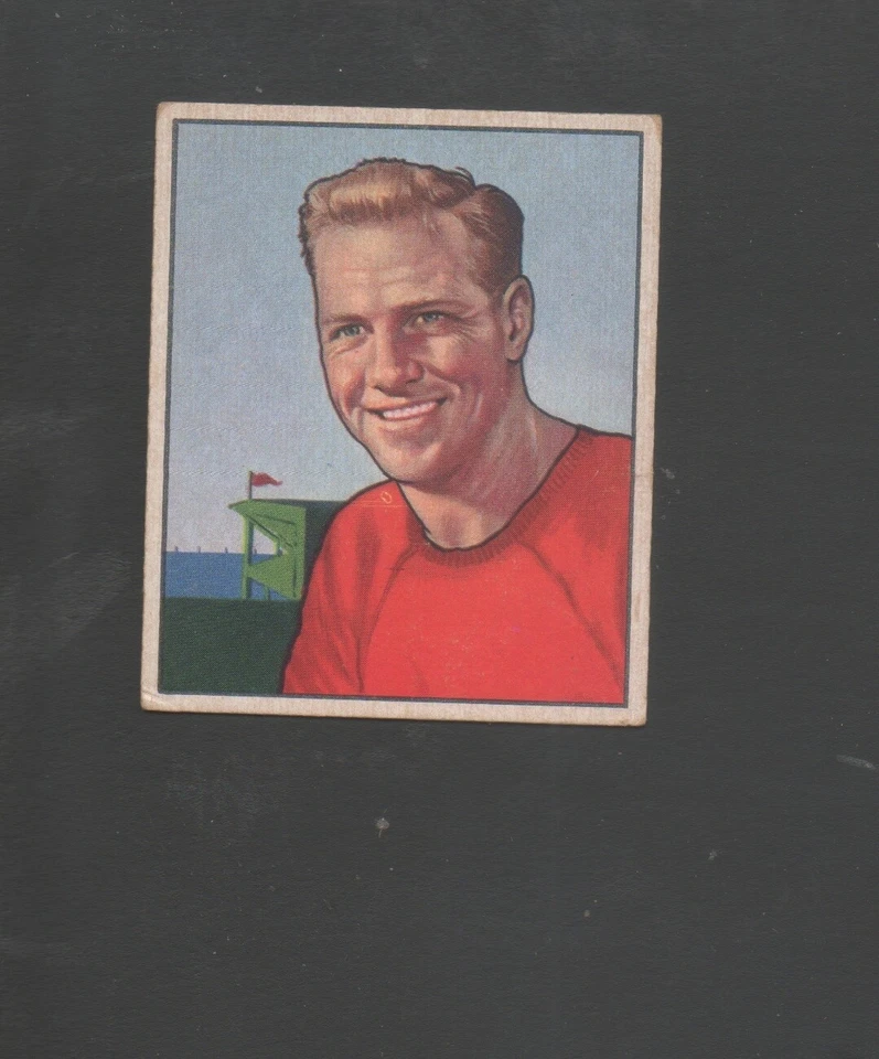 1950 Bowman Football Card #106 Ed Carr-San Francisco 49ers Ex Card - Image 1 of 1