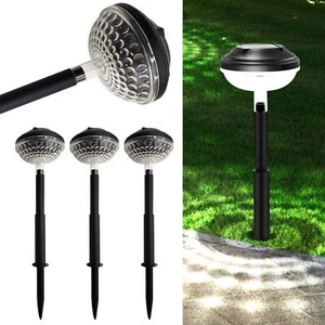 4 Pack Solar Pathway Lights, White LED Path Lights Outdoor Waterproof, Solar ... - Picture 1 of 7