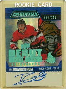 2019-20 Upper Deck Credentials Debut Ticket Access Autographs #RTAA-EB 31/299 - Bild 1 von 2