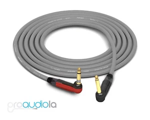 Cable de cuatro instrumentos Canare | Silencioso 90° 1/4"" TS a 90° 1/4"" TS | Gris 15 pies - Imagen 1 de 1